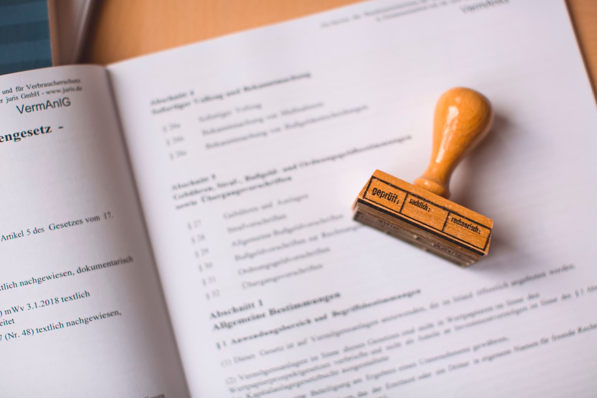 A notary stamp resting on a completed document, ready to seal the record.